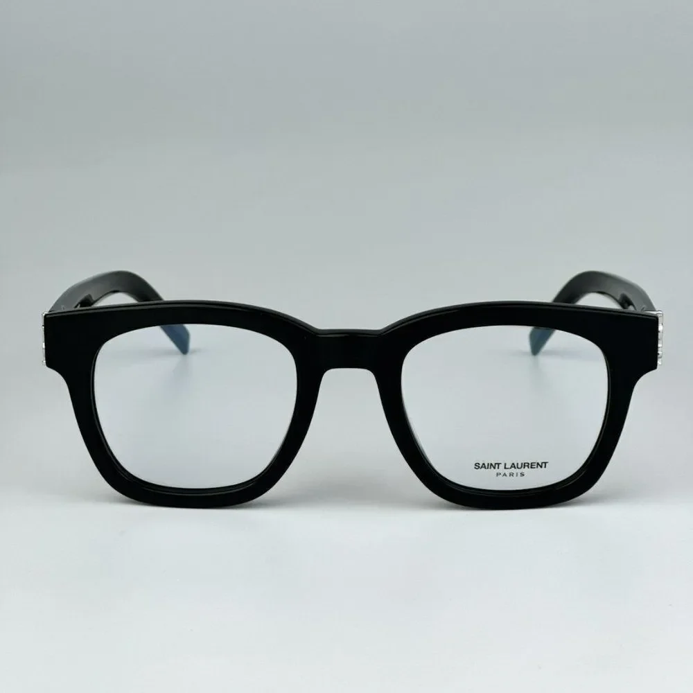 NEW Saint Laurent SLM124 OPT 001 Black Cat Eye Unisex Eyeglasses